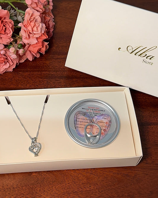 Collar Corazón de Perla Promesa